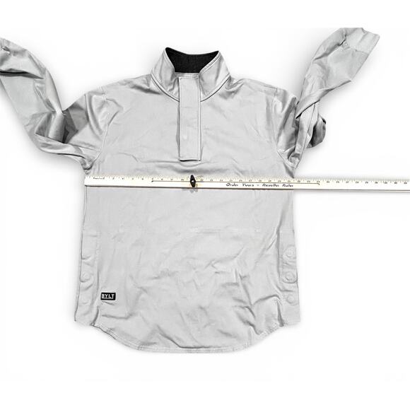 BYLT Elite Fairway Pullover Mens Large Gray Drop Cut Golf Premium Basic Jacket - Picture 2 of 9